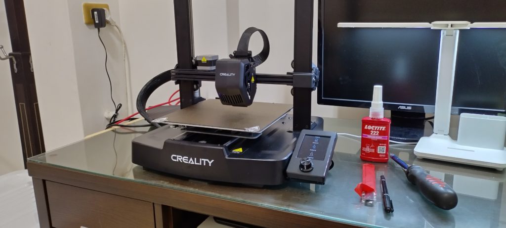 Creality Ender-3 V3 SE 3D 列印機與 Loctite 222 螺絲固定膠