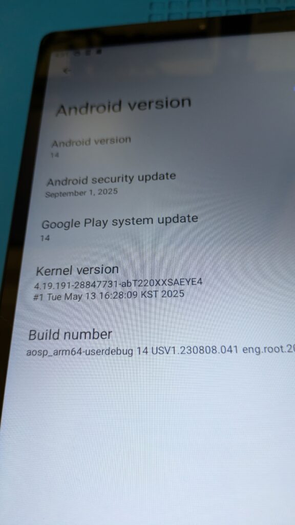 實作：為 Samsung Galaxy Tab A7 Lite (SM-T220) 刷寫 GSI 以更新 security patch level
