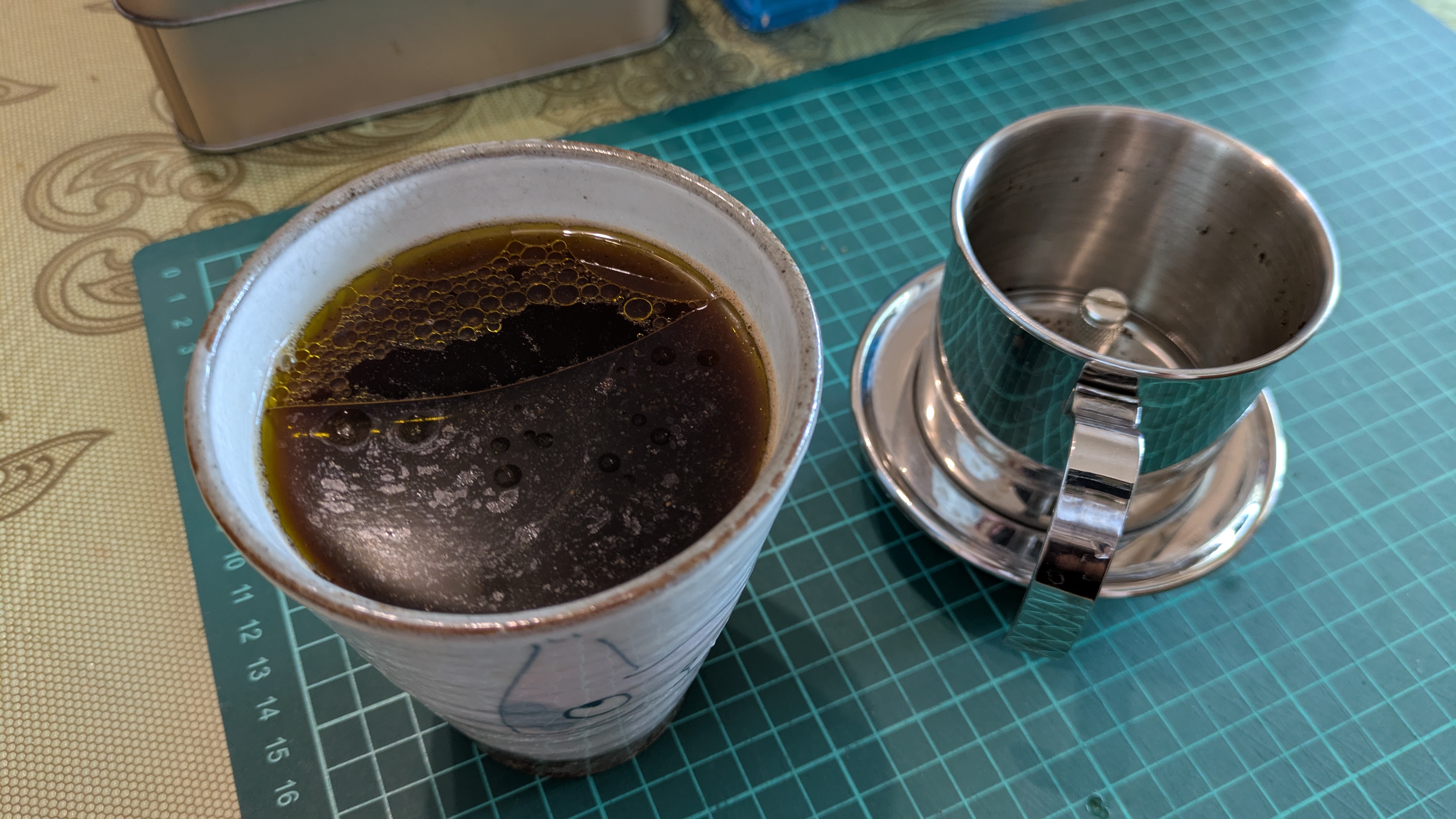 黑咖啡加亞麻仁油
