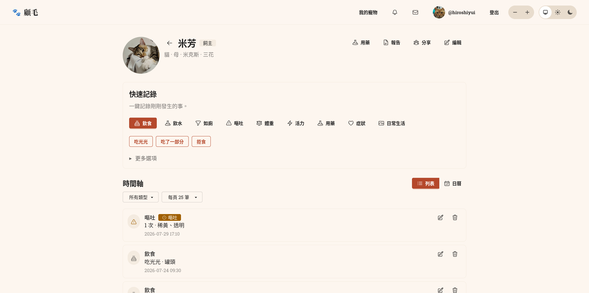 GoodMao系統介面